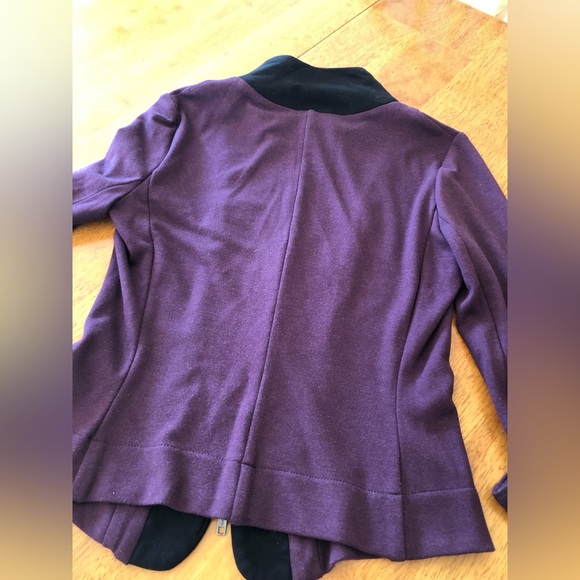 Christian Chenail jacket purple and black in Size 4 - Picture 3 of 11